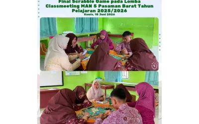 Final Scrabble Game pada Classmeeting Semester Genap Tahun Pelajaran 2025/2026