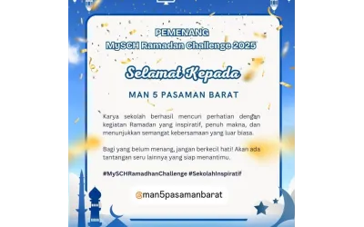 Konten Estafet Ayat MAN 5 Pasaman Barat menangkan MySCH Ramadhan Challenge