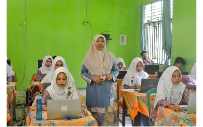 Pelaksanaan ANBK di MAN 5 Pasaman Barat Berjalan Tertib dan Lancar