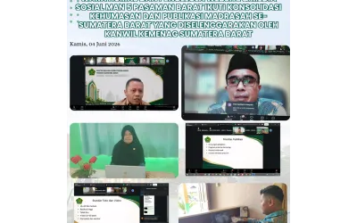 MAN 5 Pasaman Barat ikuti Konsolidasi Kehumasan dan Publikasi Madrasah Se-Sumatera Barat