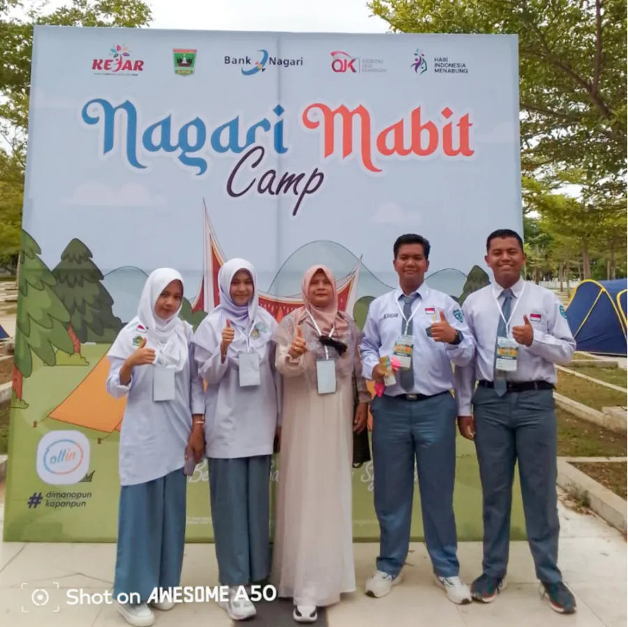 4 Siswa dan 1 Guru MAN 5 Pasaman Barat Ikuti Nagari Mabit Camp