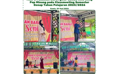 Gali Potensi dan Kreatifitas Murid Bidang Seni, MAN 5 Pasaman Barat Gelar Lomba Solo Song Pop Minang