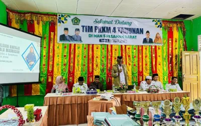 Penilaian Kinerja Kepala Madrasah (PKKM) 4 Tahunan Kepala MAN 5 Pasaman Barat Berjalan Lancar