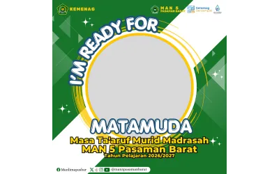 Twibbon Matamuda MAN 5 Pasaman Barat Tahun Pelajaran 2026/2027