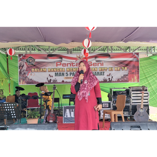 Sambut HUT RI ke-78, MAN 5 Pasaman Barat gelar Pentas Seni