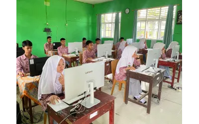 Mantapkan Persiapan Siswa MAN 5 Pasaman Barat gelar Gladi Bersih Tes Kemampuan Akademik 