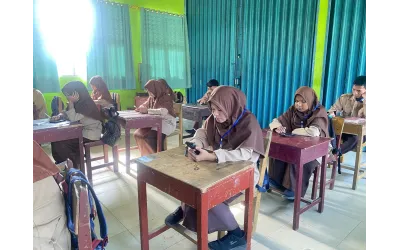 Ujian Madrasah (UM) MAN 5 Pasaman Barat Berjalan Lancar dan Tertib