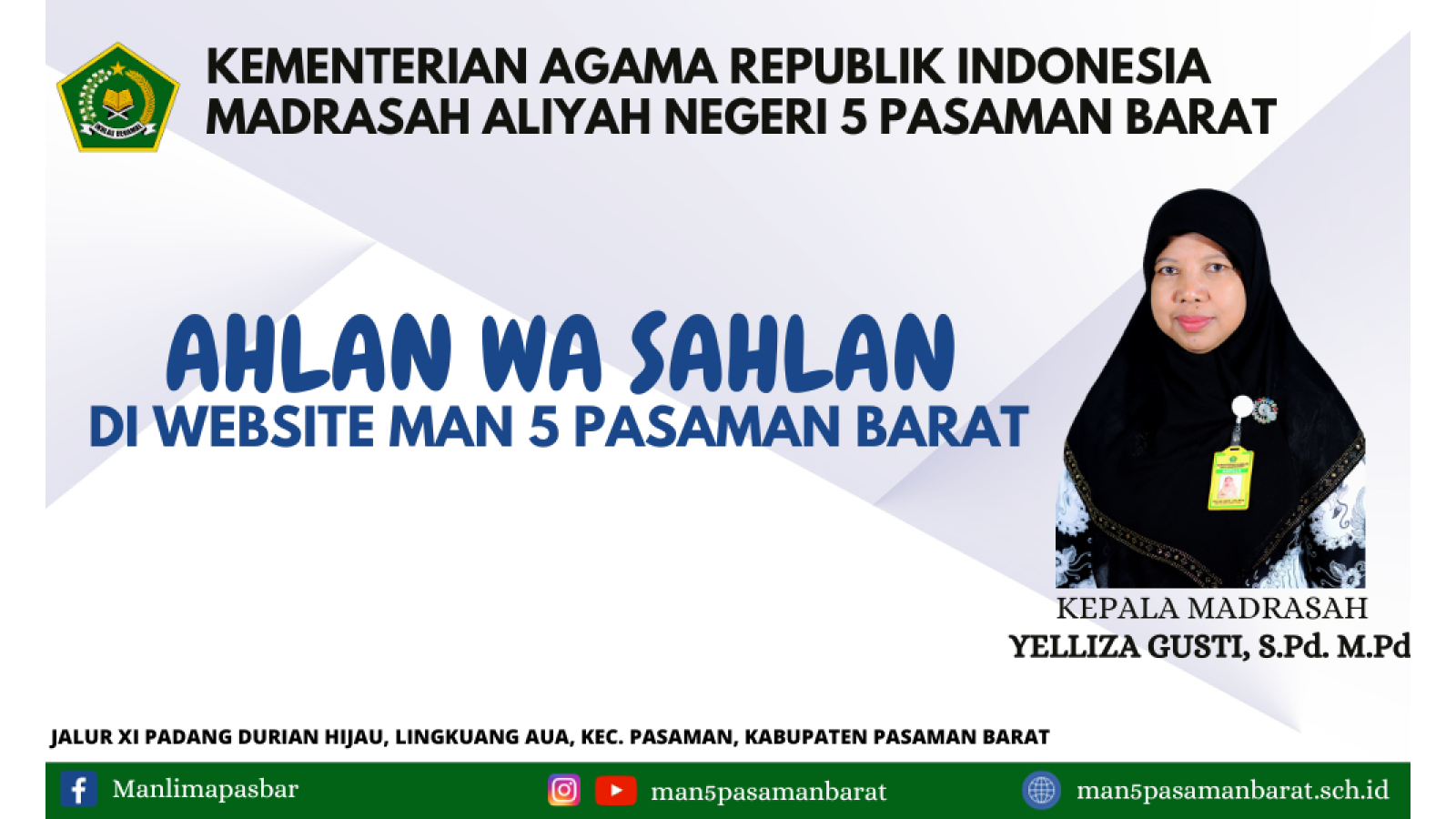 Ahlan wa sahlan di Website MAN 5 Pasaman Barat