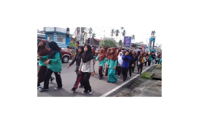 MAN 5 Pasaman Barat Ramaikan Jalan Sehat