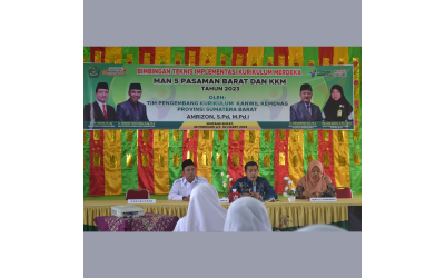 MAN 5 PASAMAN BARAT adakan BIMTEK IKM bersama KKM Tahun 2023