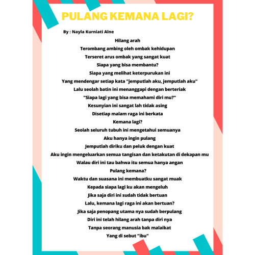 Pulang kemana lagi?