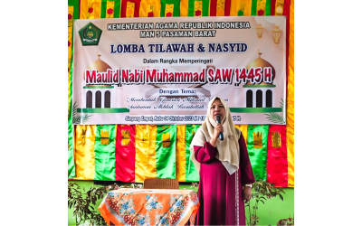 MAN 5 Pasaman Barat adakan lomba Tilawah & Nasyid Peringati Maulid Nabi Muhammad SAW.