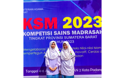 2 siswi MAN 5 Pasaman Barat ikuti KSM Tahun 2023 Tingkat Provinsi